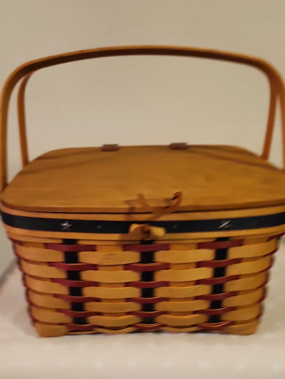 Longaberger Proudly American Picnic Basket